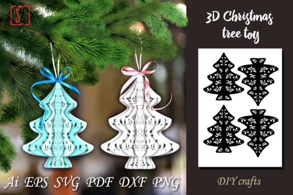 Download 3D Christmas Tree Toy_4 / DIY Crafts - Diy crafts Collection