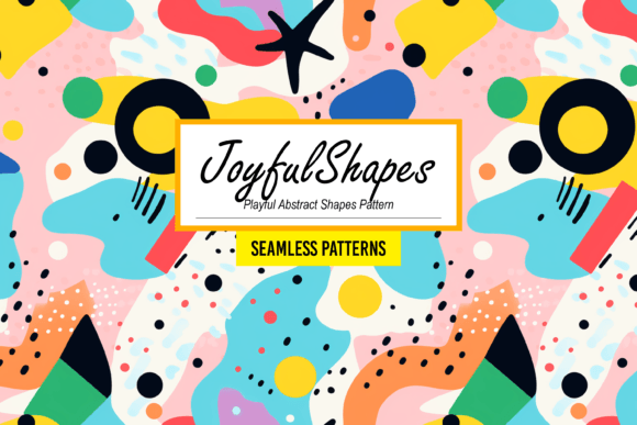 Download JoyfulShapes - Playful Abstract Pattern - Abstract pattern Collection