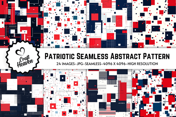 Download Patriotic Seamless Abstract Pattern - Abstract pattern Collection