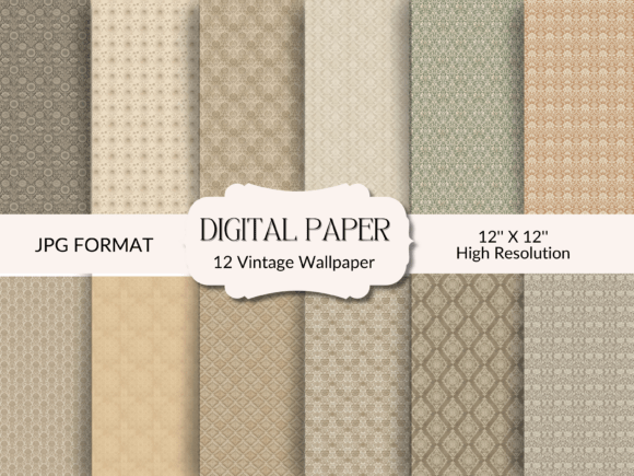 Download Seamless Victorian Vintage Wallpaper - Wallpaper Collection