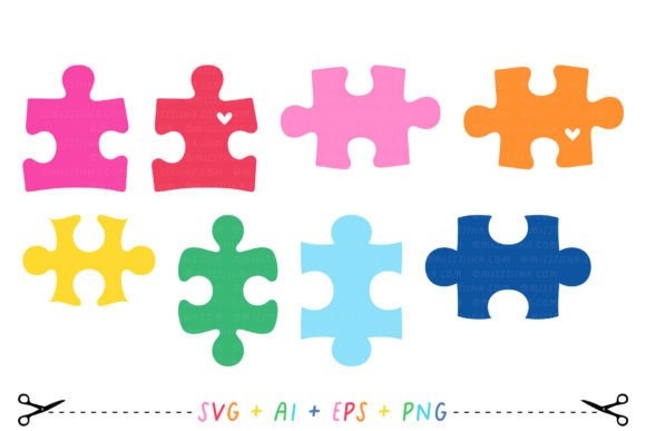 Download Puzzle Pieces SVG - Puzzle pieces Collection
